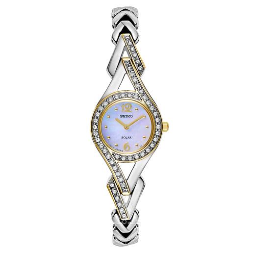SEIKO セイコー ソーラー ジュエリーウォッチ スワロフスキー 海外 