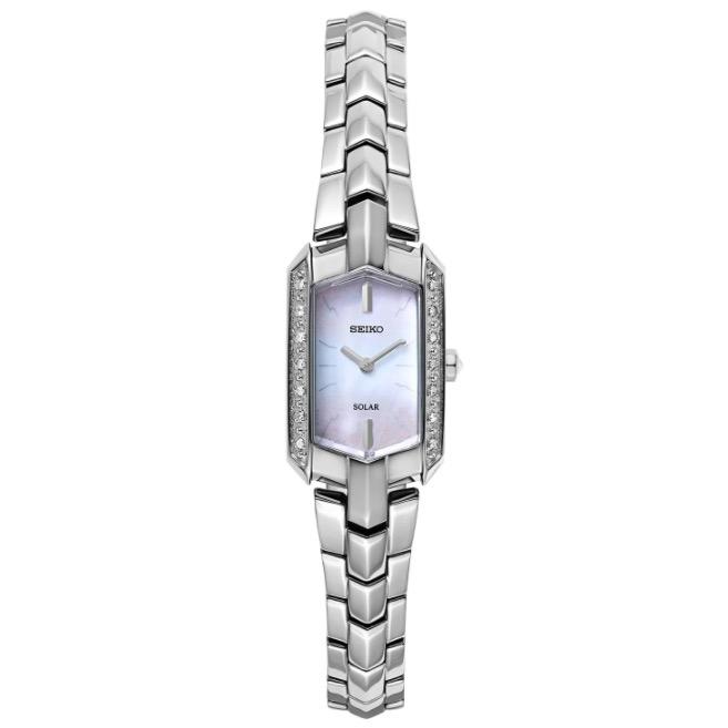 SEIKO セイコー Tressia ソーラー ダイアモンド ジュエリーウォッチ 