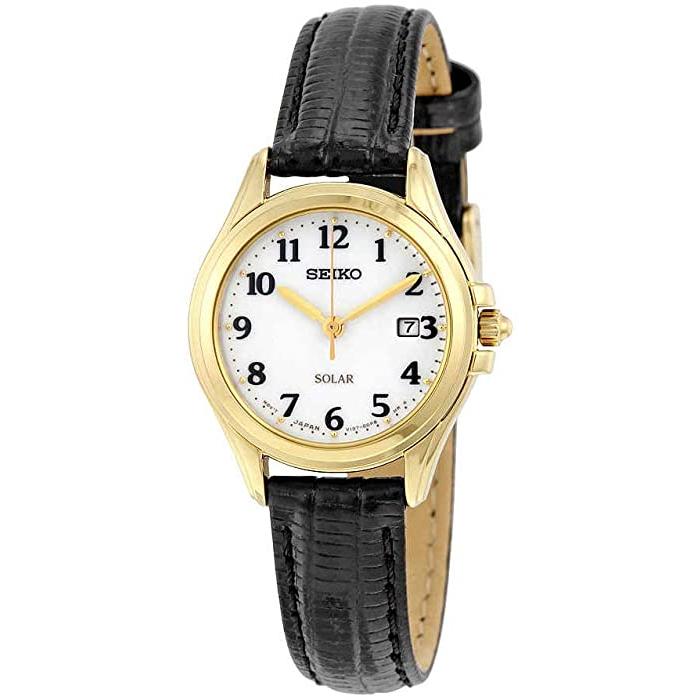 SEIKO [セイコー] 海外モデル 逆輸入 ソーラー レザー エレガント オフィス レディース 腕時計 sut254 SUT254