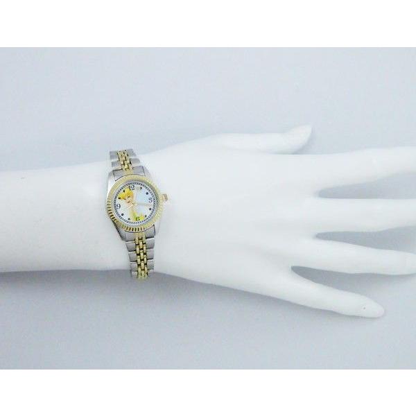 Disney ディズニー tnk451 Tinker Bell Two Tone Classic Bracelet ティンカーベル レディース 時計｜gifttime｜05