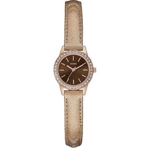 GUESS[ゲス] w0582l2 MIRAGE Ladies gold leather ブラウン ゴールド レザー レディース腕時計
