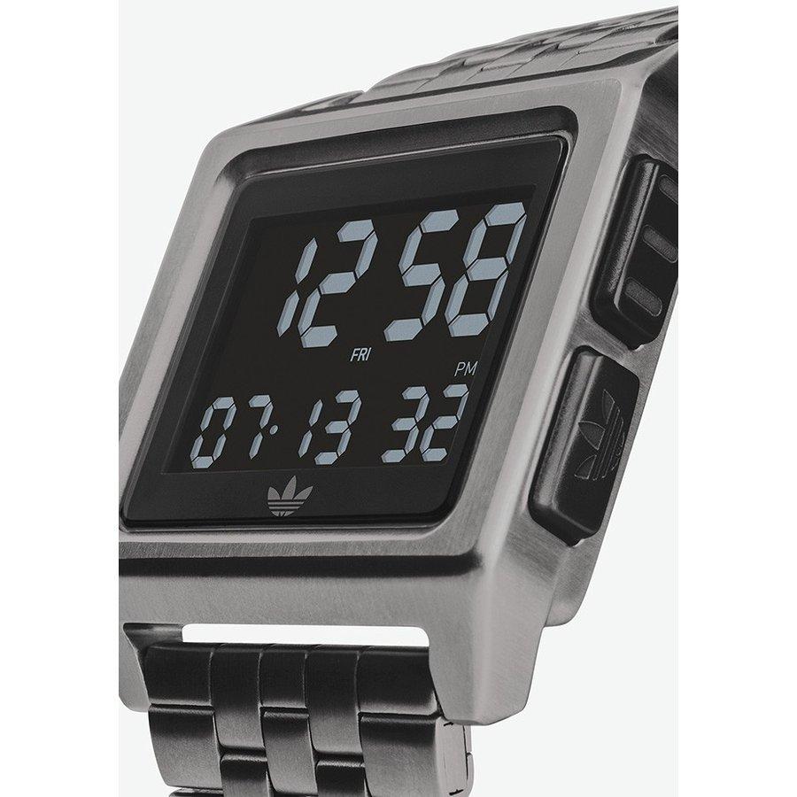 ADIDAS アディダス Unisex Archive M1 Z011531-00 Gunmetal Grey Stainless Quartz Watch ガンメタル・グレイステンレス クォーツ ユニセックス 腕時計｜gifttime｜02