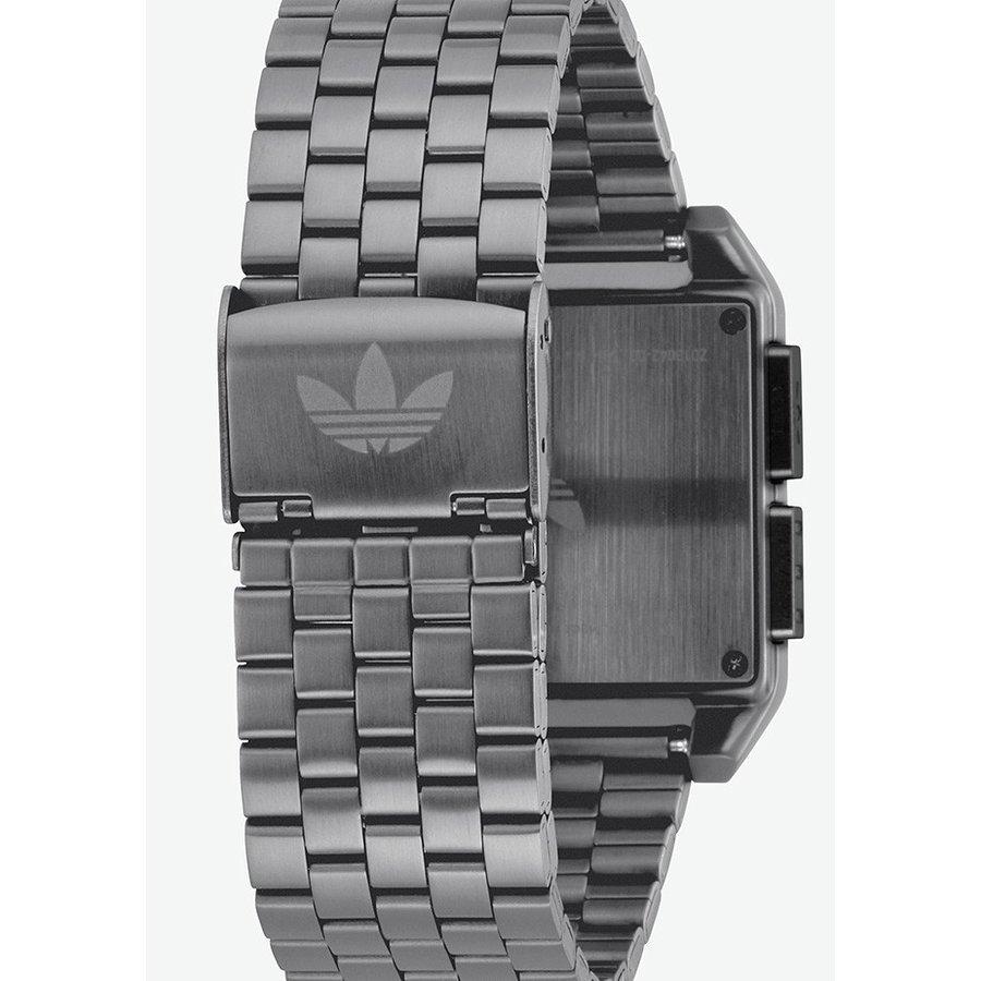 ADIDAS アディダス Unisex Archive M1 Z011531-00 Gunmetal Grey Stainless Quartz Watch ガンメタル・グレイステンレス クォーツ ユニセックス 腕時計｜gifttime｜04