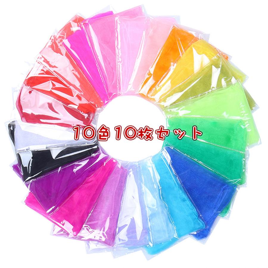 リトミックスカーフ シフォン シフォンスカーフ 10枚セット リトミックスカーフ シフォン シフォンスカーフ 10枚セット