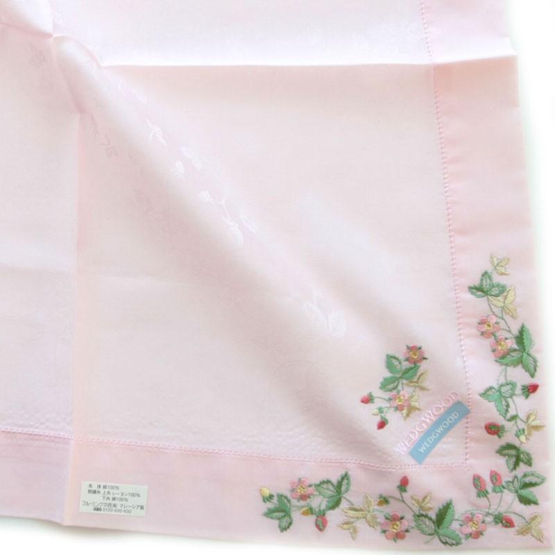 ウェッジウッド wedgwood 刺繍ハンカチーフ(ワイルドストロベリー) ハンカチ プレゼント ブランド|giftyouty|07