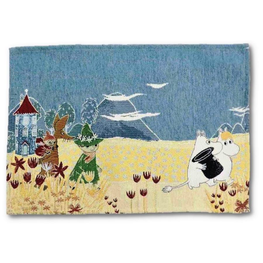 新品　ムーミン ランチョンマット　33cm×48cm 春の散歩道 MOOMIN（ムーミン） ランチョンマット 春の散歩道 北欧 かわいい