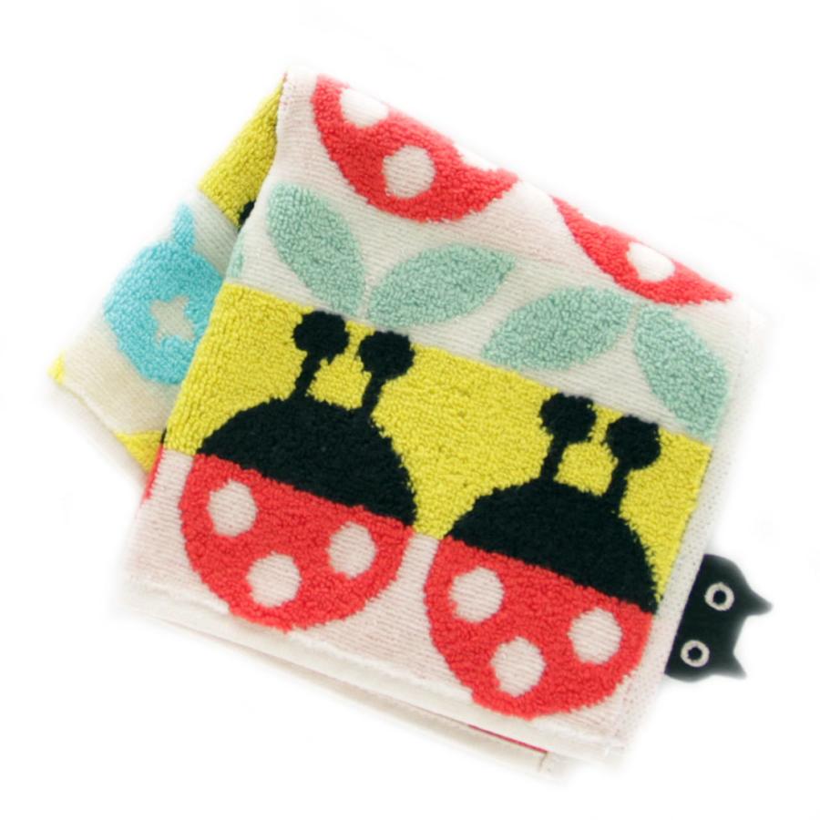 送料無料 マタノアツコ Atsuko Matano タオハンカチーフ てんとう虫とｍｅｍｅ ハンカチ タオル プレゼント ネコ 0503 Youty Japan 通販 Yahoo ショッピング