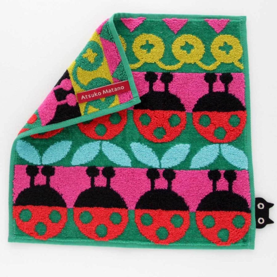 送料無料 マタノアツコ Atsuko Matano タオハンカチーフ てんとう虫とｍｅｍｅ ハンカチ タオル プレゼント ネコ 0503 Youty Japan 通販 Yahoo ショッピング