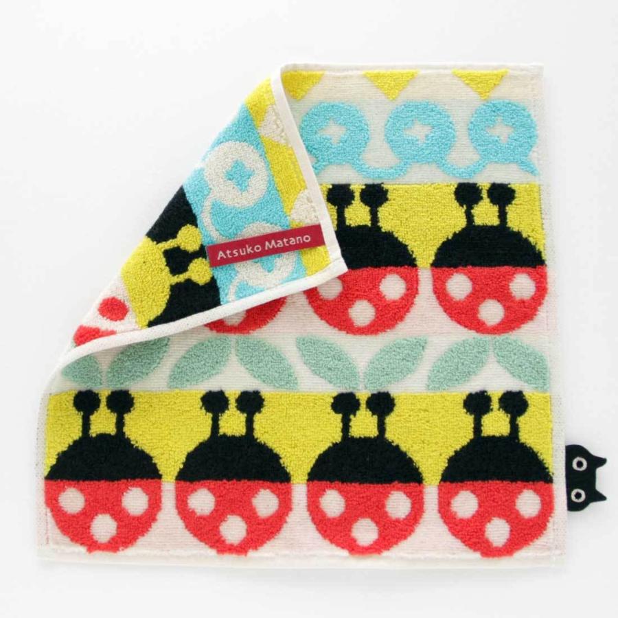 送料無料 マタノアツコ Atsuko Matano タオハンカチーフ てんとう虫とｍｅｍｅ ハンカチ タオル プレゼント ネコ 0503 Youty Japan 通販 Yahoo ショッピング