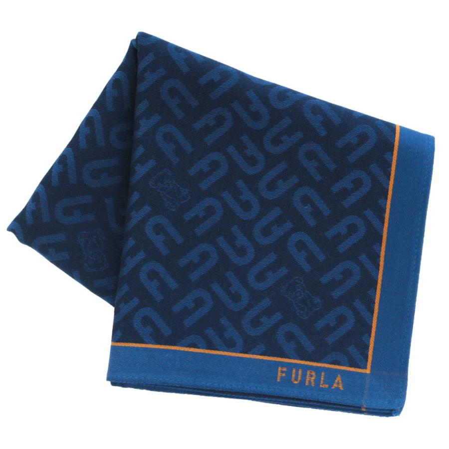 FURLA（フルラ） ハンカチ メンズ 紳士 ブランド 2枚セット プリント