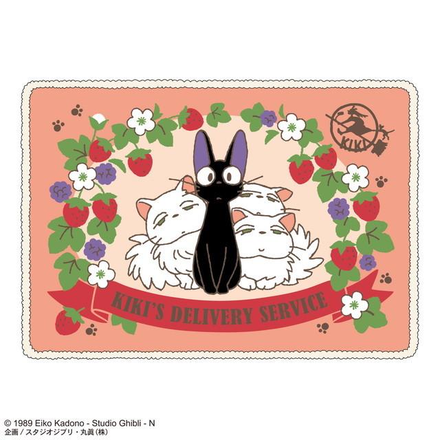 魔女の宅急便 ジジ ストロベリーアーチ ひざ掛け ブランケット Jiji 06 Youty Japan 通販 Yahoo ショッピング