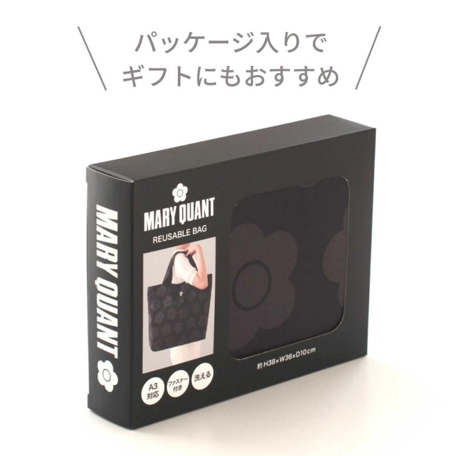 MARY QUANT（マリークヮント） エコバッグ/マイバッグ ファスナー付き