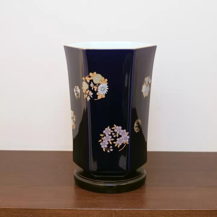 香蘭社 ルリ花丸紋 花瓶 : youty japan - 通販 - Yahoo!ショッピング