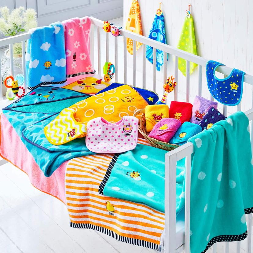 Sassy（サッシー） フェイスタオル ピンク 袋入り SF-9101 エアリー