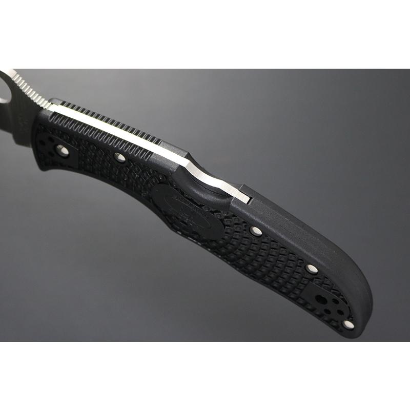 アウトドアナイフ 日本製 C243SBK Spyderco エンデラ ブラック アウトドアナイフ 日本製 C243SBK Spyderco エンデラ ブラック