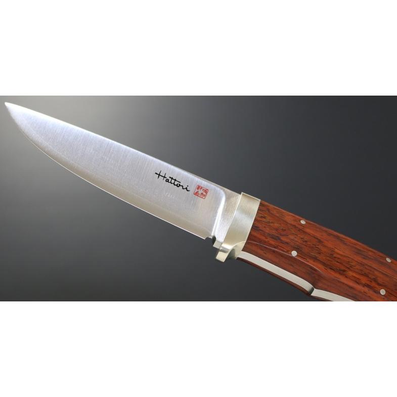 アウトドアナイフ 日本製 Hattori HT70/CF ハンティングナイフ