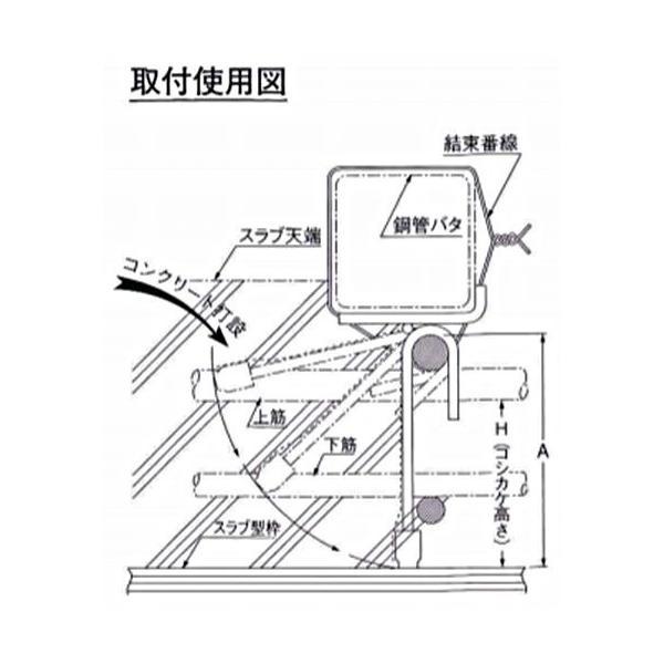 乾産業 トメタロー H90 配筋ピッチ150P 20枚入り コンクリート打 乾産業 トメタロー H90 配筋ピッチ150P 20枚入り コンクリート打