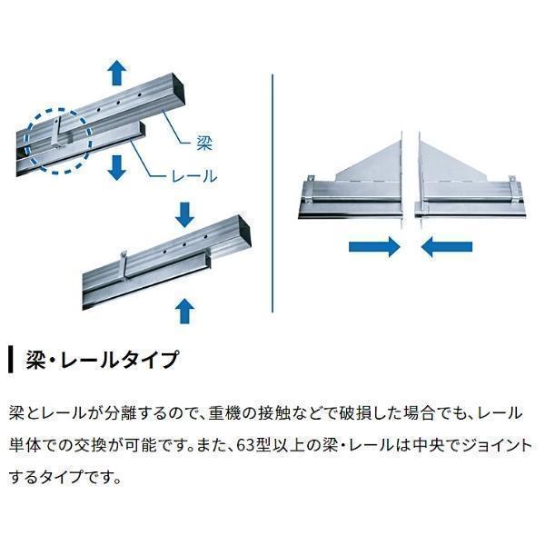 カワモリ産業 ロックパネルゲート 柱付 LP1-117 H4500×W11700 851kg｜giga-ep｜05