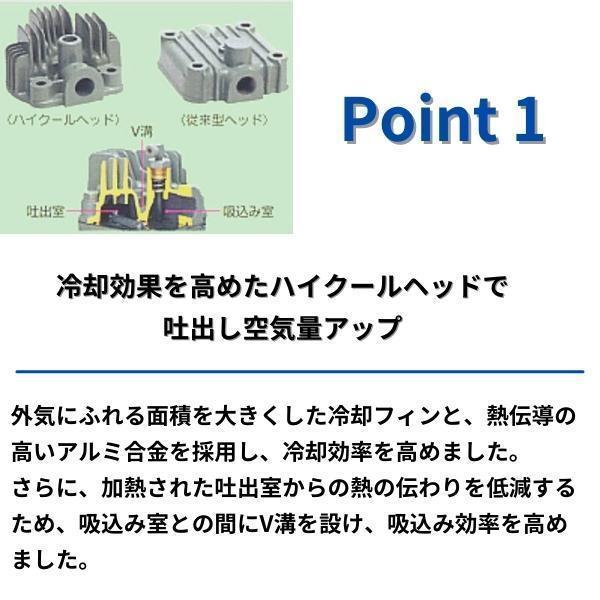 日立産機 圧力開閉器式 オイルフリーベビコン 無給油式 0.75OP-9.5GP5/6 GREENシリーズ コンプレッサー｜giga-ep｜07