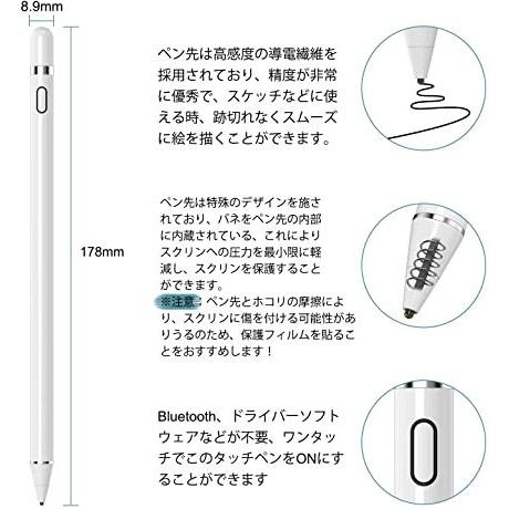 Cisirun タッチペン スタイラスペン 極細 Ipad Iphone 宅配便送料無料 デジタルペン タブレット対応 アイパッドペ Android スマートフォン