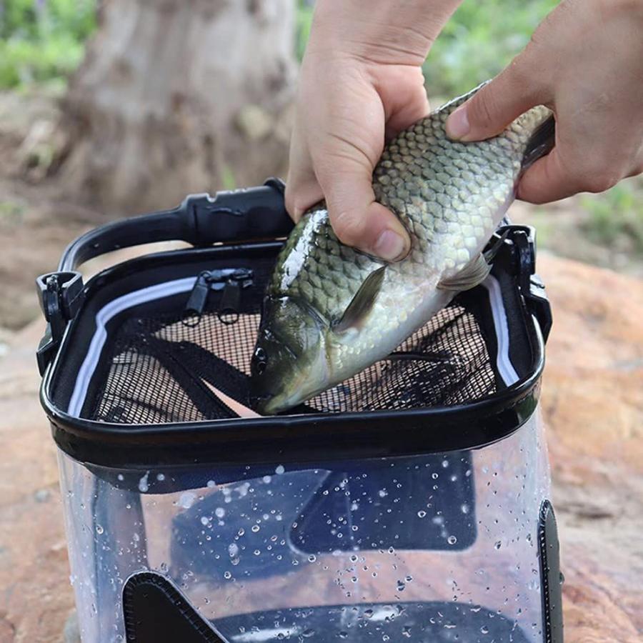 正規品 釣り バッカン バケツ 透明 水汲み みずくみバケツ 折りたたみ Nedfoss 10l 魚観察できる ふた付き 魚が Www Mdsmexico Com