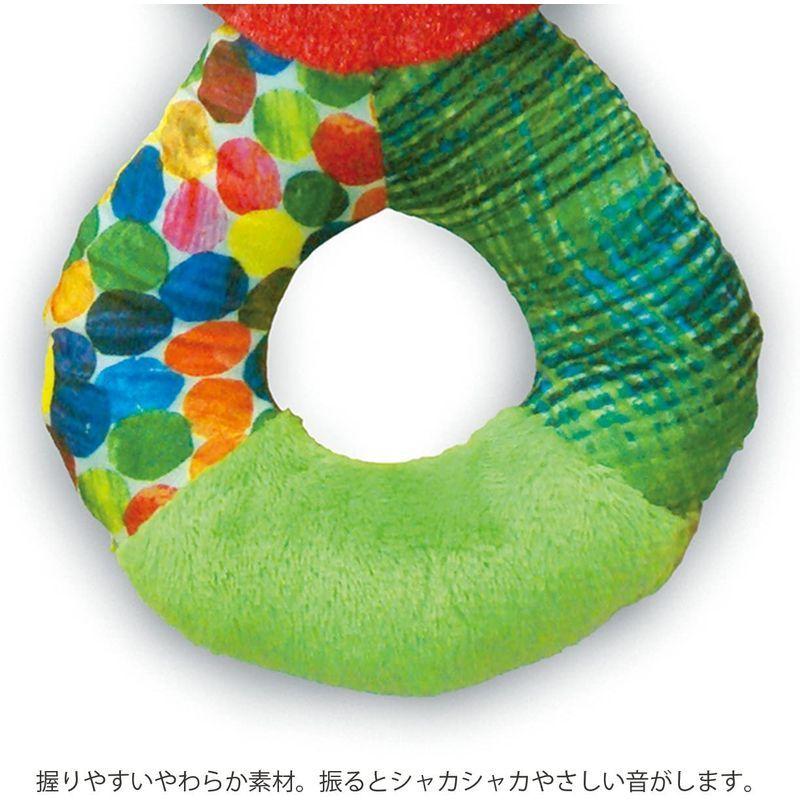 466円 期間限定 日本育児 はらぺこあおむし しゃかしゃかリング