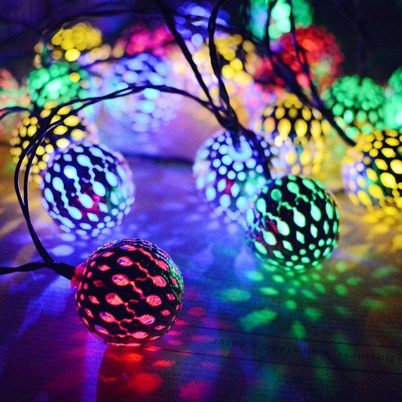 LEDイルミネーション ソーラー充電式 ガーデンライト 電飾 20球ボール モロッコ風 屋内 屋外 光センサー内蔵で自動ON/OFF クリス :20211025133444-00419:DREAM FACTORY ONLINE - 通販 - Yahoo!ショッピング LEDイルミネーション ソーラー充電式 ガーデンライト 電飾 20球ボール モロッコ風 屋内 屋外 光センサー内蔵で自動ON/OFF クリス :20211025133444-00419:DREAM FACTORY ONLINE - 通販 - Yahoo!ショッピング