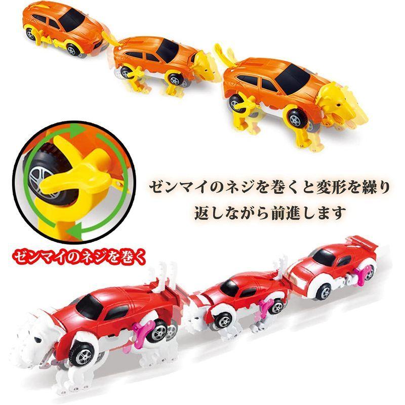 変形 車 犬 おもちゃ 変形ドライブカー 恐竜 2 In 1 男の子 女の子 子供 自動変形 動物変形 車変形 面白い スポーツカー 誕生日 Dream Factory Online 通販 Yahoo ショッピング