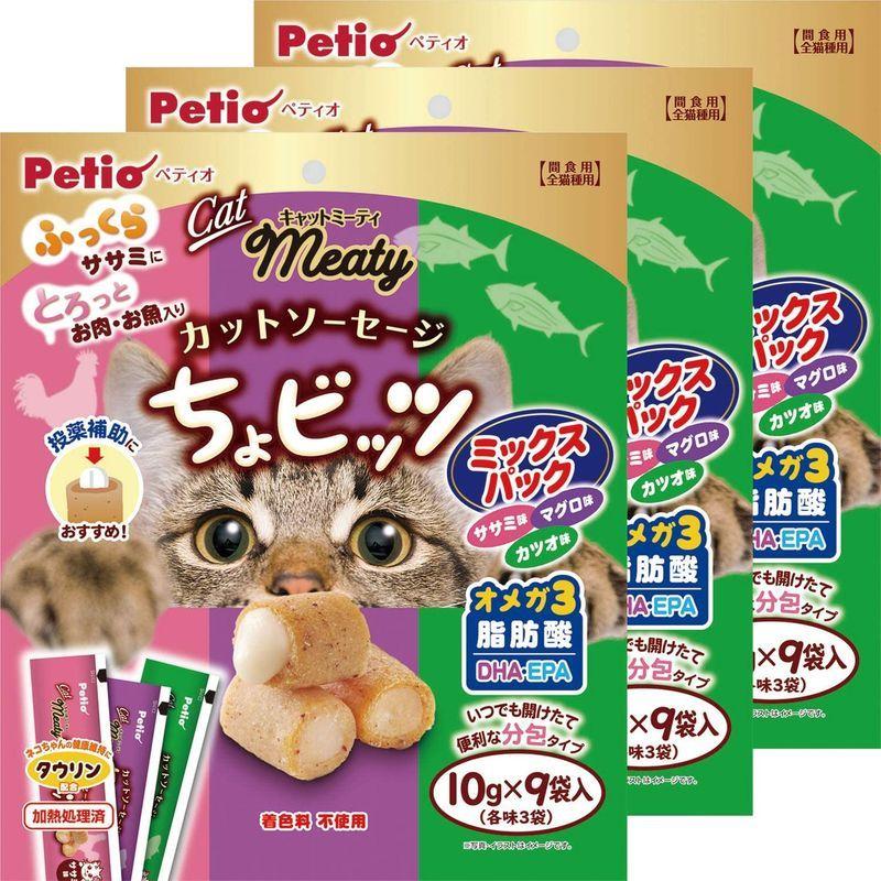 毎週更新 30個セット1個分無料 ペティオ キャットミーティ Catmeaty グレインフリー ササミ 8本入 レトルト 鶏 キャットスナック 猫用おやつ 添加物不使用 3ヶ月 全猫種 Petio Fucoa Cl