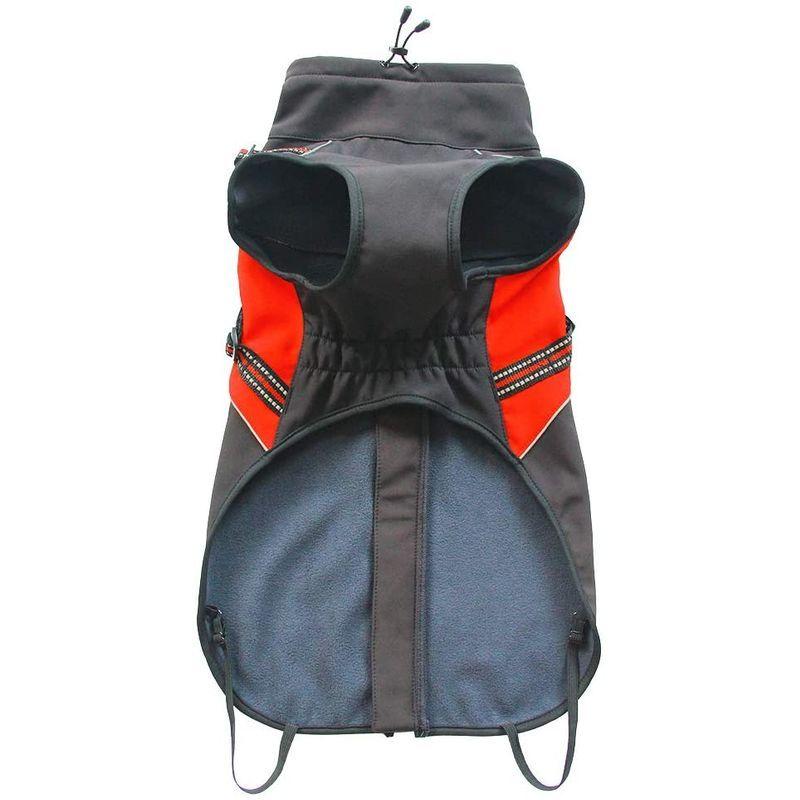 日本製 Asmpet ドッグウェア ペット服 犬 服 秋冬 防風 犬 服 防水 防寒 犬 コート フリース 暖かい 犬の服 袖なし 背中開き 着せや 想像を超えての Turningheadskennel Com