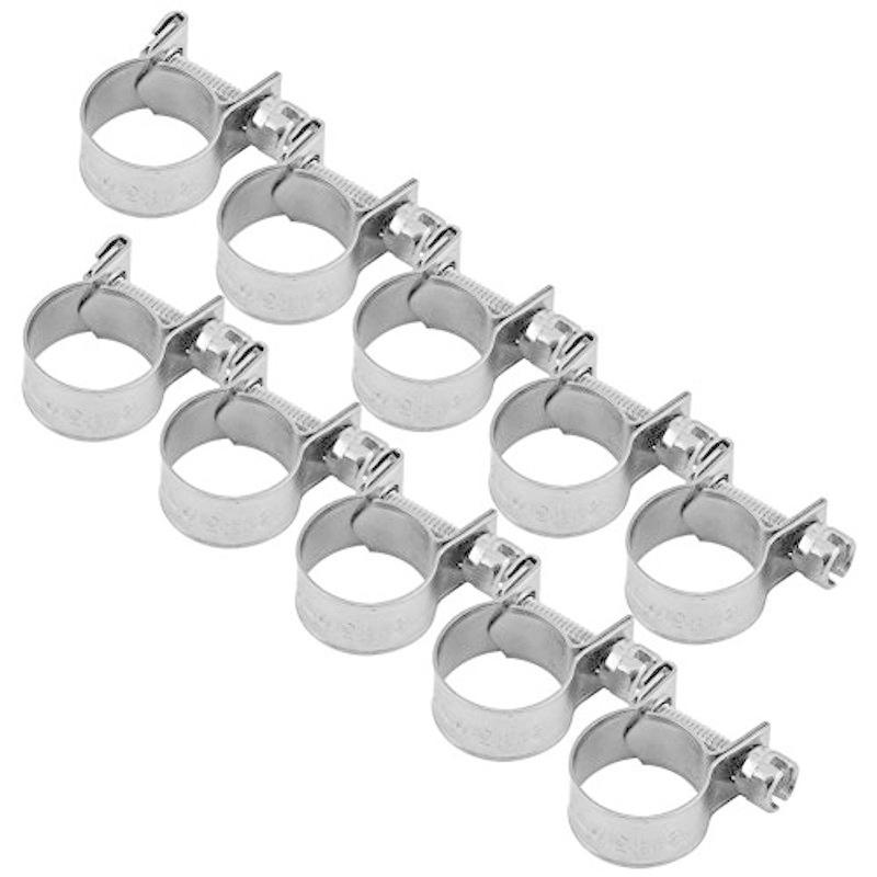 10個 ホースクランプ ホースバンド 燃料ホースクランプ ステンレス鋼 調整可能 強力固定 防錆性 長寿命 アーホース 水道管 燃料ホースな Dream Factory Online 通販 Yahoo ショッピング