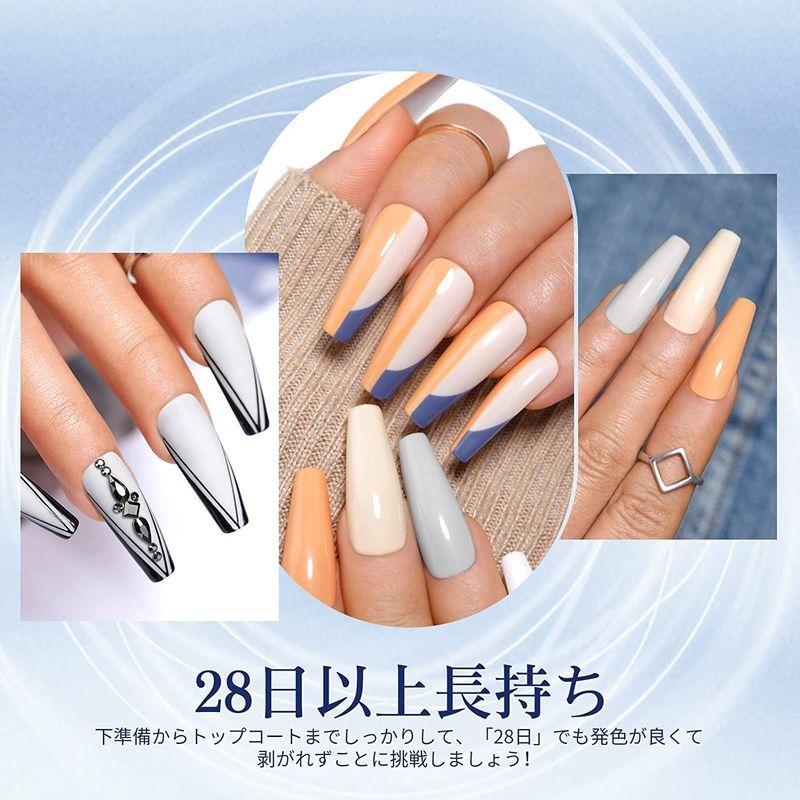 Born Pretty ジェルネイルカラーセット カラージェル ネイル オフィスネイル 冬ネイル 黒 白 グレー ブルー 10ml 6色 U Dream Factory Online 通販 Yahoo ショッピング