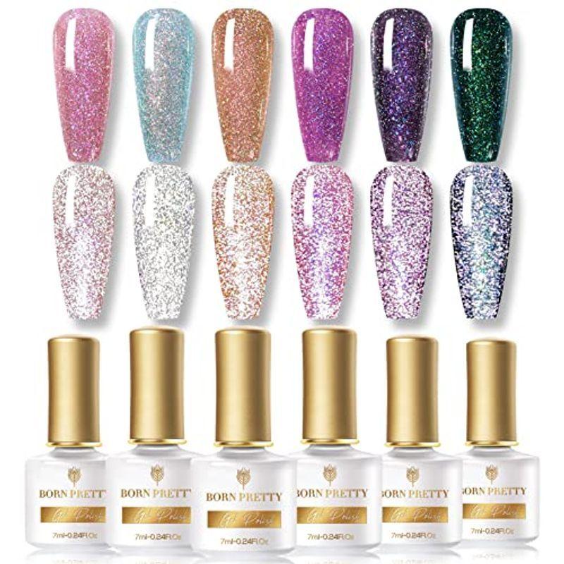 Born Pretty ジェルネイルカラーセット フラッシュネイル カラージェル 春夏ネイル シルバー ゴールド ピンク 6色 Uv Led Dream Factory Online 通販 Yahoo ショッピング
