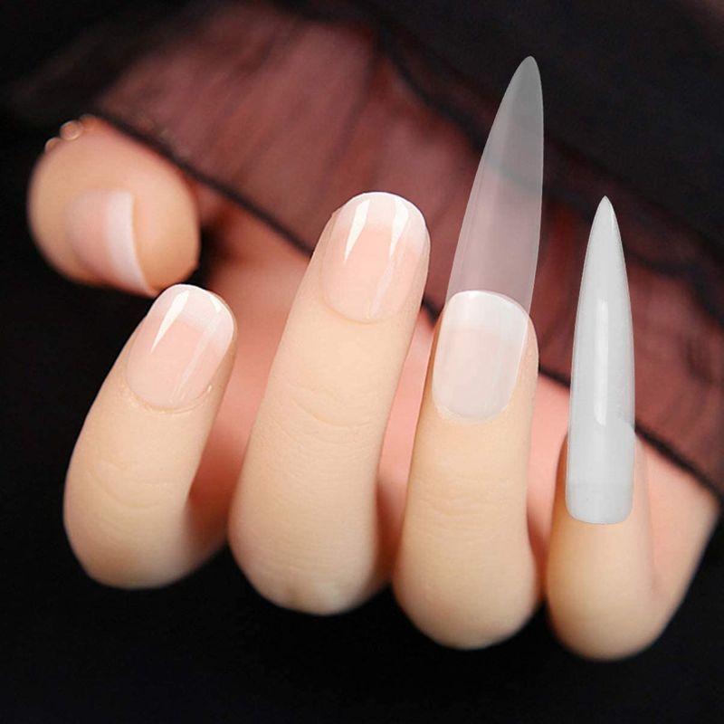 Kesyoo ネイルチップ クリア ロング 白 成人式 つけづめ 自然 長い ネイルパーツ つけ爪 無地 ロング 手作り フルカバー ネイル Dream Factory Online 通販 Yahoo ショッピング
