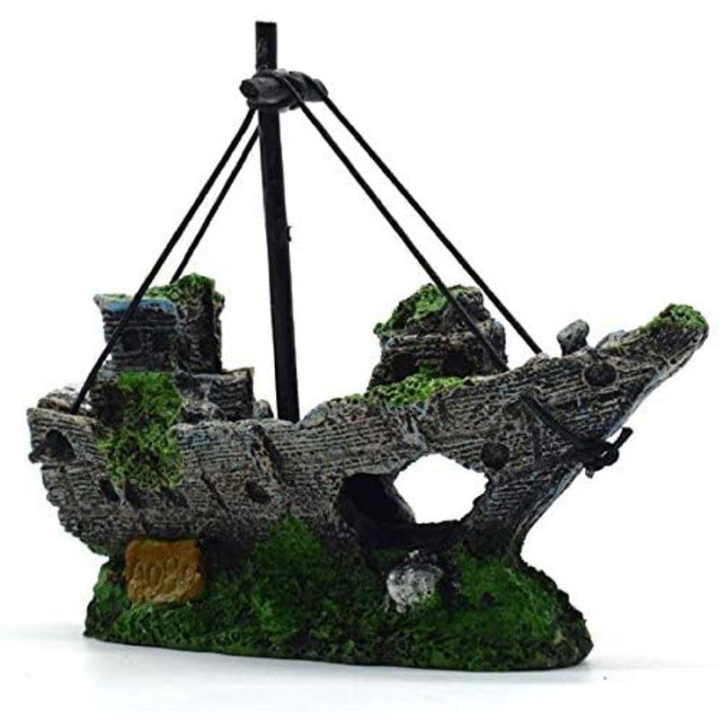 トップ 模型 古城 オブジェ アクアリウム 廃墟 ジオラマ 水槽 魚用品 水草
