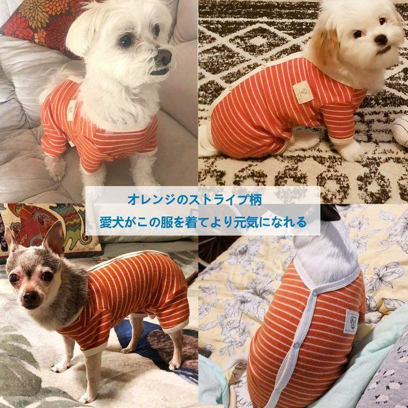Tony Hoby 男女別け 4足犬術後服 犬用パジャマ 背中開き シンプルなストライプ柄 100 コットン生地 小型犬術後ウエア 季節を問 002 Dream Factory Online 通販 Yahoo ショッピング