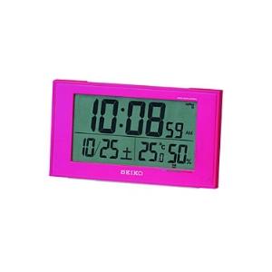 SEIKO(セイコー) BC164P(ピンクメタリック) 電波目覚まし時計 : GIGA