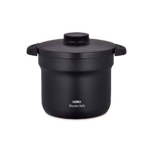 ❖【未使用品】THERMOS 真空保温調理器 シャトルシェフ KBG-4500 THERMOS（サーモス） KBJ-4500-BK 真空保温調理器 「シャトルシェフ