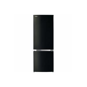 TOSHIBA（東芝） GR-P17BS(K) 2ドア冷蔵庫(170L・右開き) メタリック 