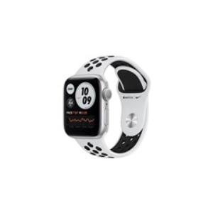 Apple（アップル） M00T3J/A Apple Watch Nike Series 6 GPSモデル 40mm [ピュアプラチナム/ブラックNikeスポーツバンド]｜giga-web2