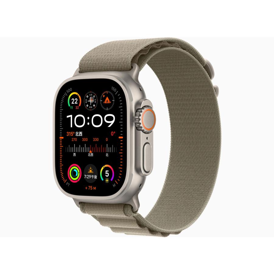Apple Watch Ultra 2 GPS+Cellularモデル 49mm MREY3J/A [オリーブ  