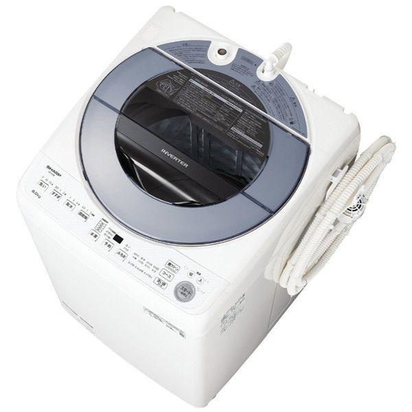 SHARP（シャープ） ES-GV8E-S 全自動洗濯機 (洗濯8.0kg) シルバー系