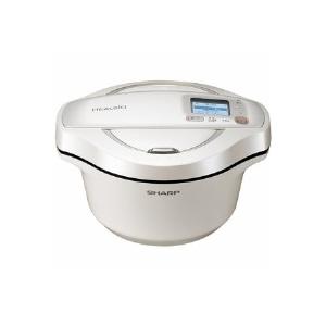 SHARP（シャープ） KN-HW24F-W 水なし自動調理鍋 HEALSIO ホットクック 2.4L ホワイト系