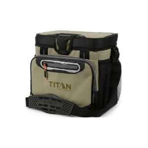 TITAN 1715IL918763 ジッパーレス クーラーバッグ TITAN DEEP FREEZE 16 CAN ZIPPERLESS HARDBODY COOLER(モス)｜giga-web