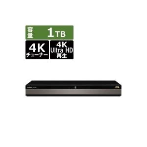 SHARP(シャープ)　4B-C10DW3 AQUOS 4K ブルーレイレコーダー ダブルチューナー 1TB