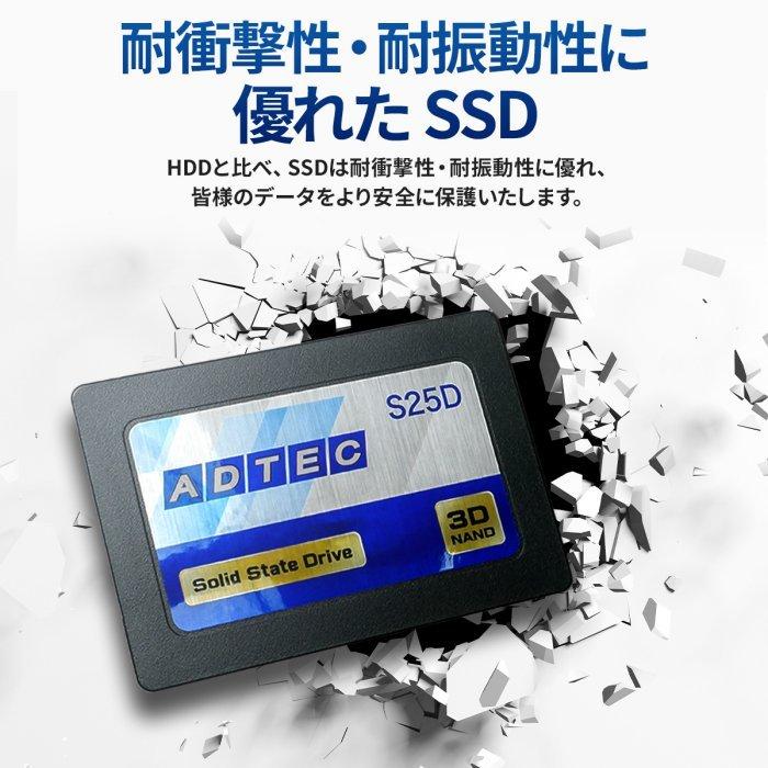 ADTEC（アドテック） 3D NAND SSD ADC-S25Dシリーズ 960GB 2.5inch