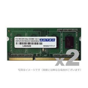 ADTEC（アドテック） Apple iMac用増設メモリ Mac対応 DDR3L-1866 SO 