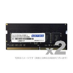 ADTEC DDR4 16GB メモリ 2枚セット ADTEC 16GB DDR4 ECC UDIMM