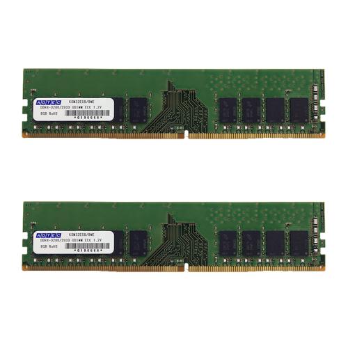 ADTEC アドテック DDR4-2666 UDIMM ECC 16GBx2枚 Amazon | アドテック ADS2666D-E16GDB DDR4-2666 UDIMM ECC 16GB 2Rx8