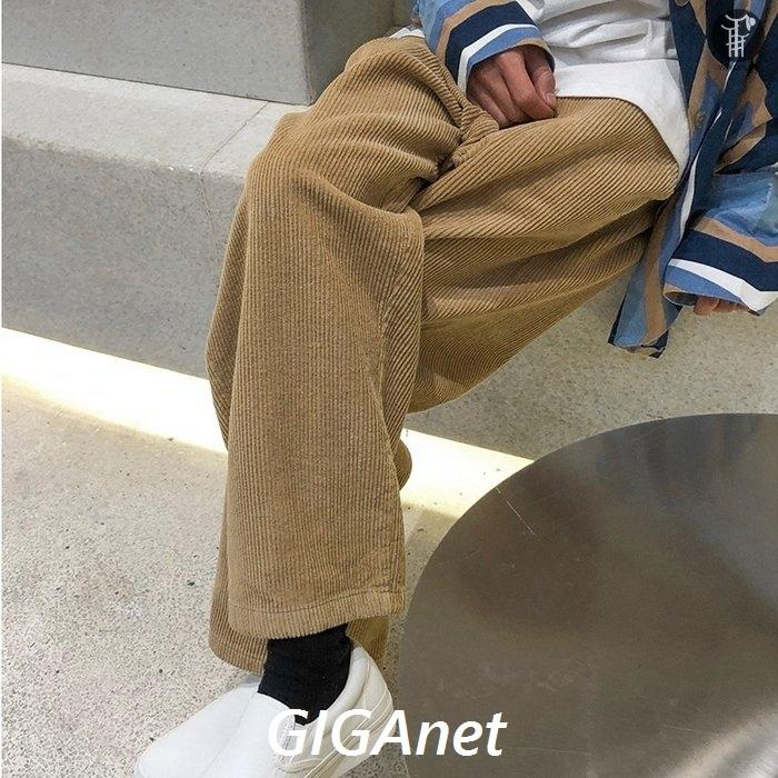 コーデュロイパンツ メンズ シェフパンツ テーパードパンツ ワイドパンツ ルーズ ゆったり 無地 イージーパンツ ボトムス カジュアルパンツ 秋冬 メール便無料